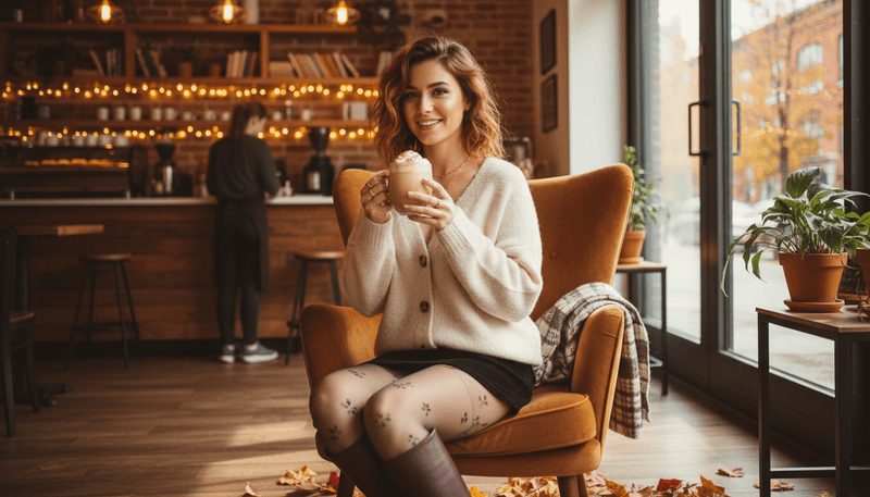 Cardigan + Mini Skirt