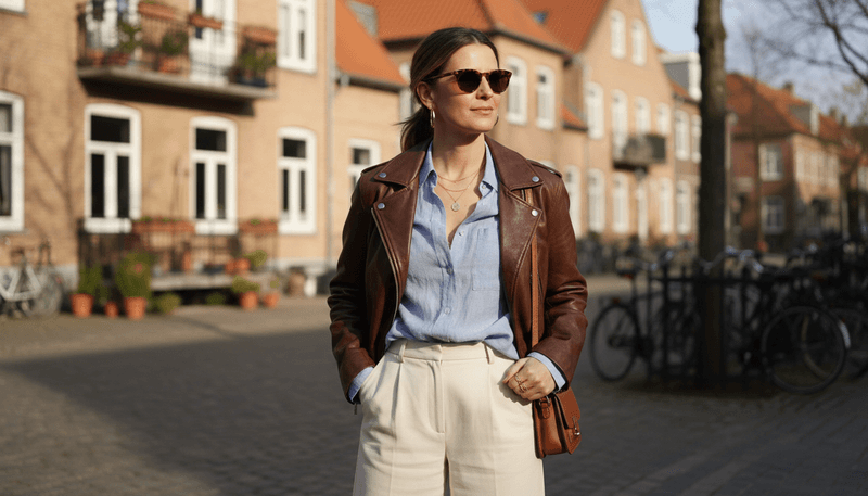 Chocolate Brown + Light Blue