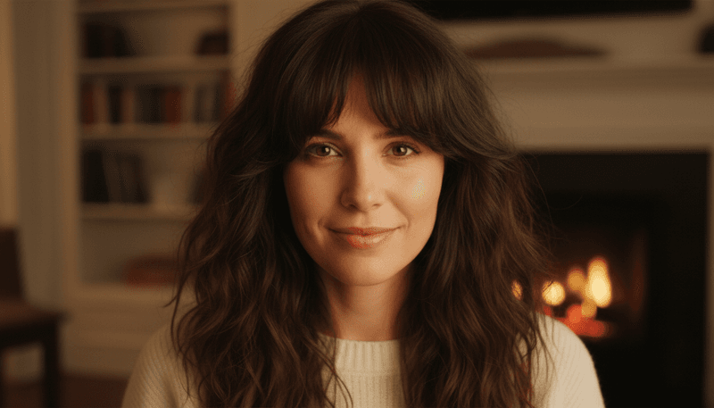 Curtain Bangs with Layers