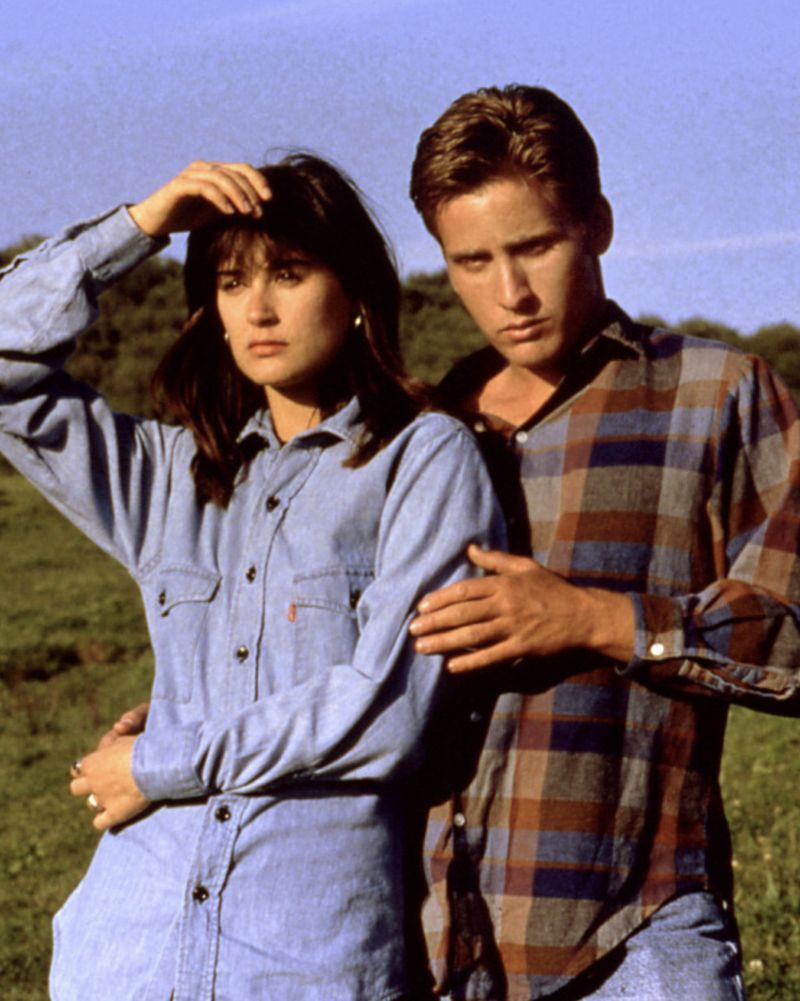 Demi Moore and Emilio Estevez