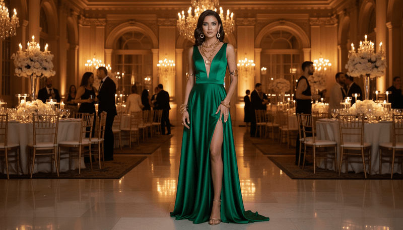 Emerald Green + Gold