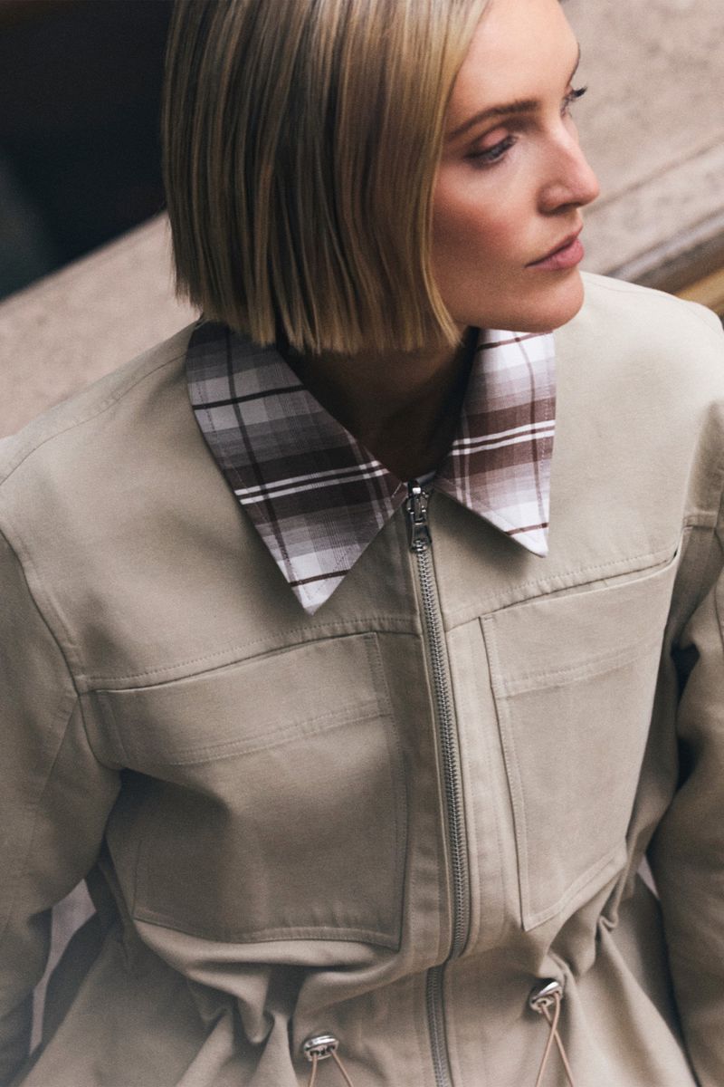 Aligne – Mavis Reversible Checked Jacket