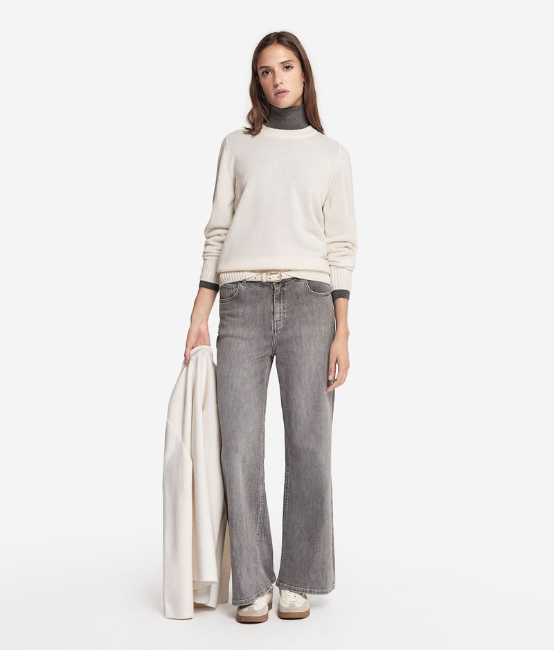 Falconeri Ultrasoft Cashmere Crewneck Sweater with Set-in Sleeves