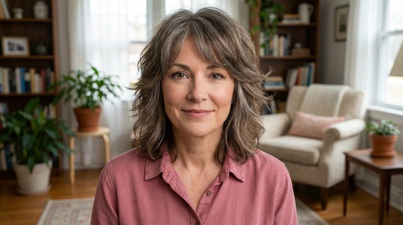 Feathered Mid-Length Cut