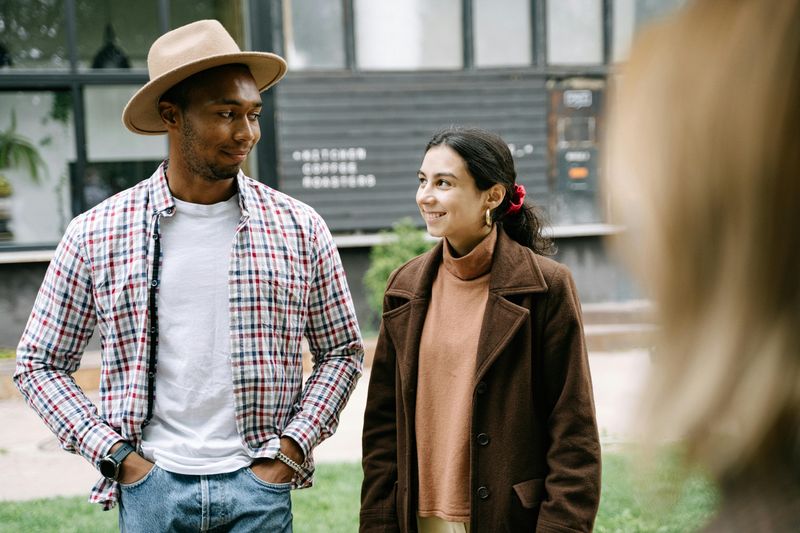 He Angles His Body Toward You, Even in a Crowd