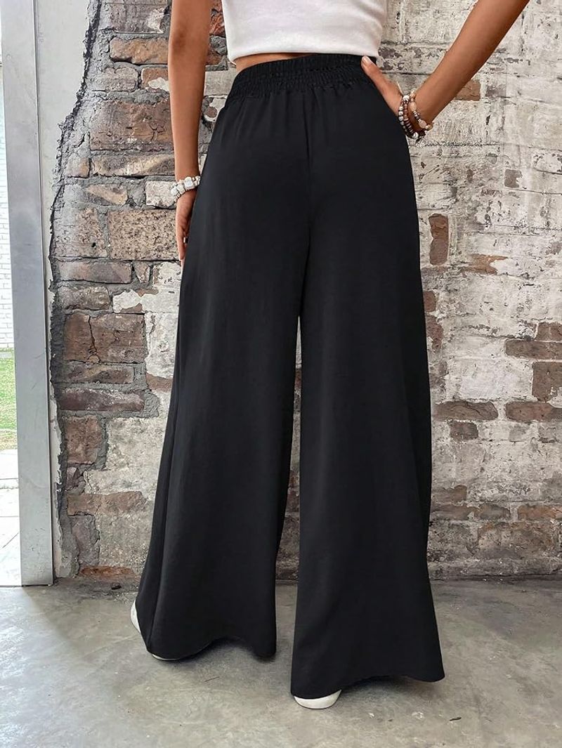 High-Rise Wide-Leg Pants