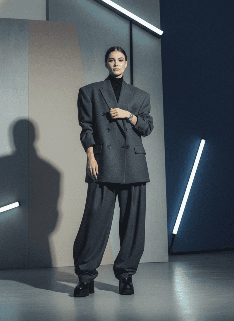 Oversized Tailoring That Looks Intentionally Too Big