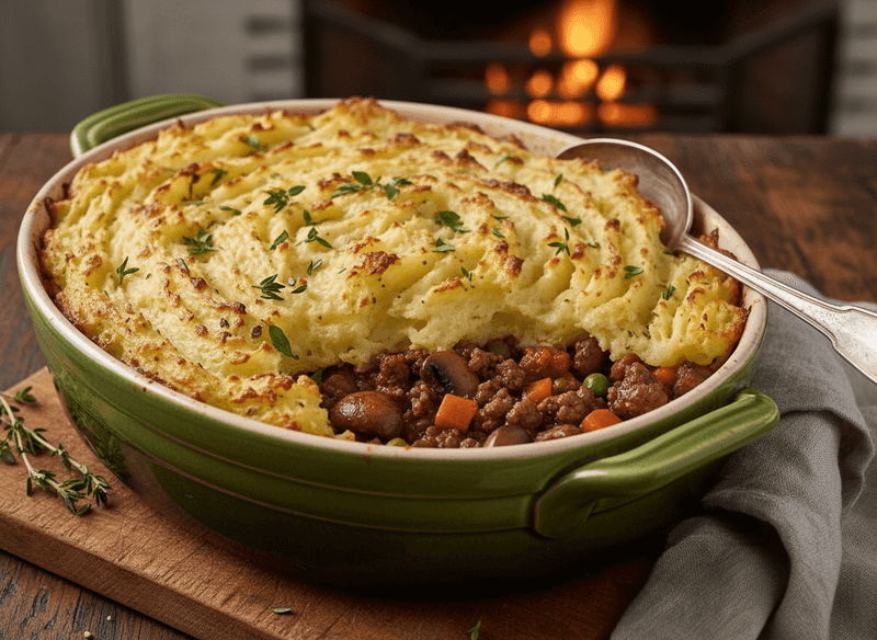 Beef & Mushroom Shepherd's Pie