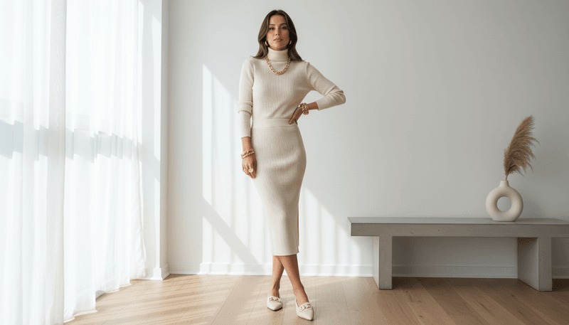 Knit Set (Matching Top + Skirt or Pants)