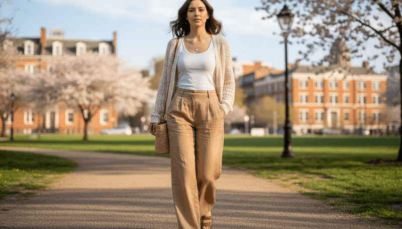 Layered Over a Tank Top