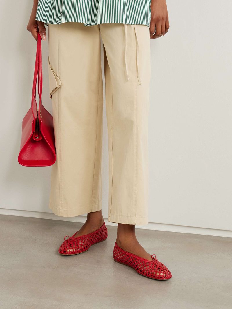 Le Monde Beryl Regency Leather Ballet Flats