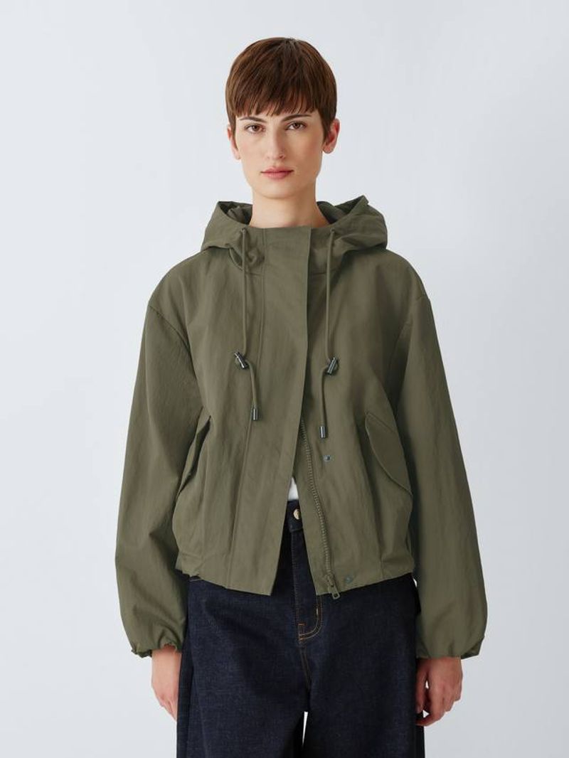 John Lewis – Cropped Hooded Technical Jacket