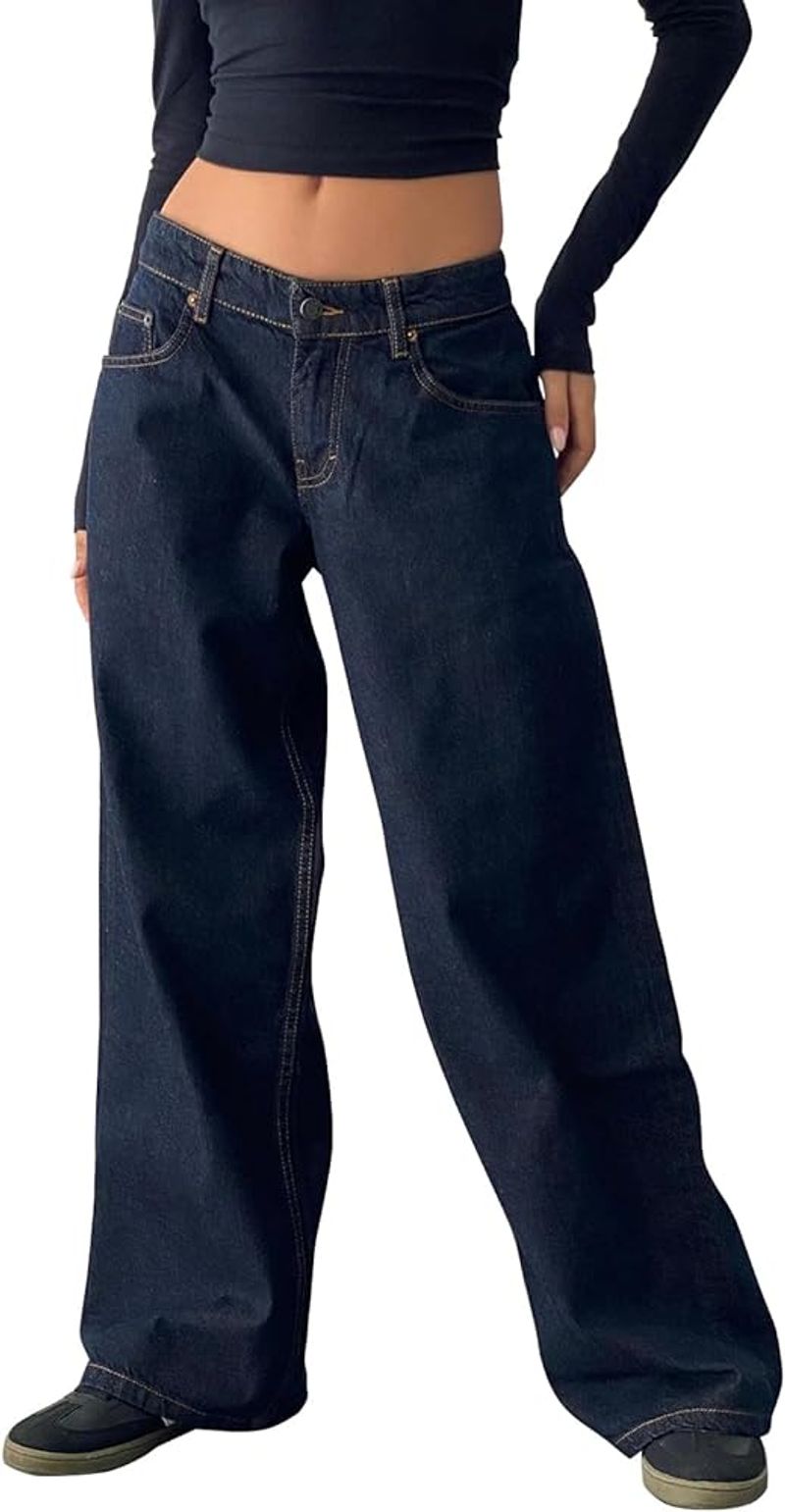 Low-Rise Baggy Jeans