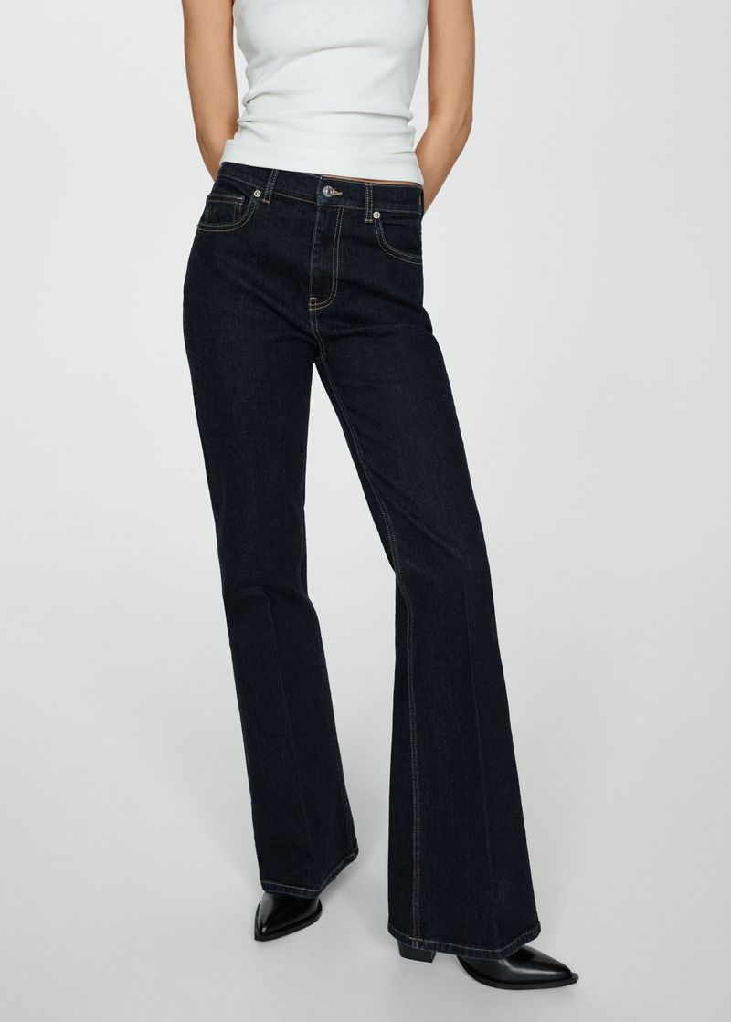 MANGO Violeta High Waist Flare Leg Jeans