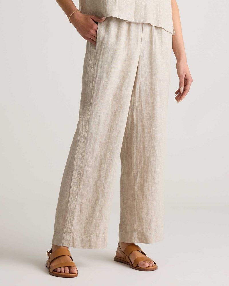 Quince Linen Wide-Leg Pants (~$42)