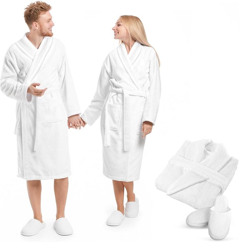 Weighted Robe or Cozy Slippers