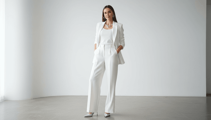 Monochrome White Ensemble