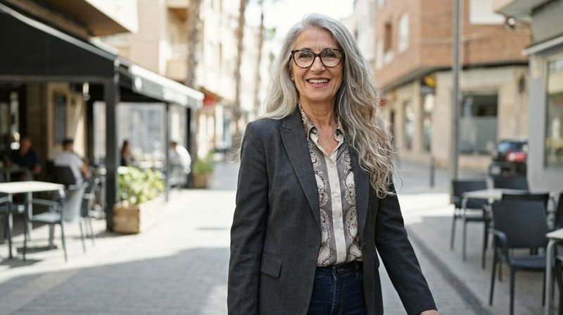 Natural Gray Ombre Waves