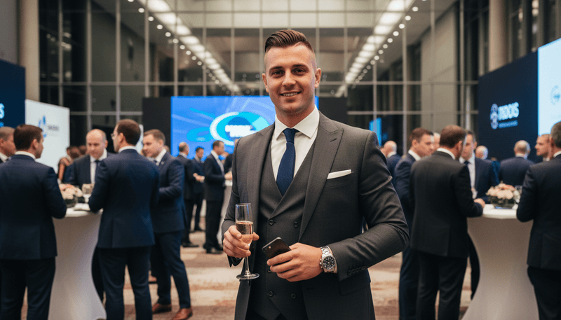 Overly Trendy Haircuts Paired with Formal Wear