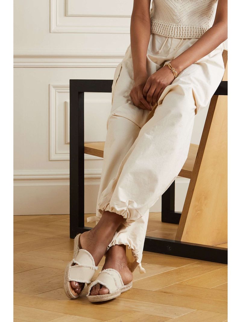 Reinvented Cream Espadrilles