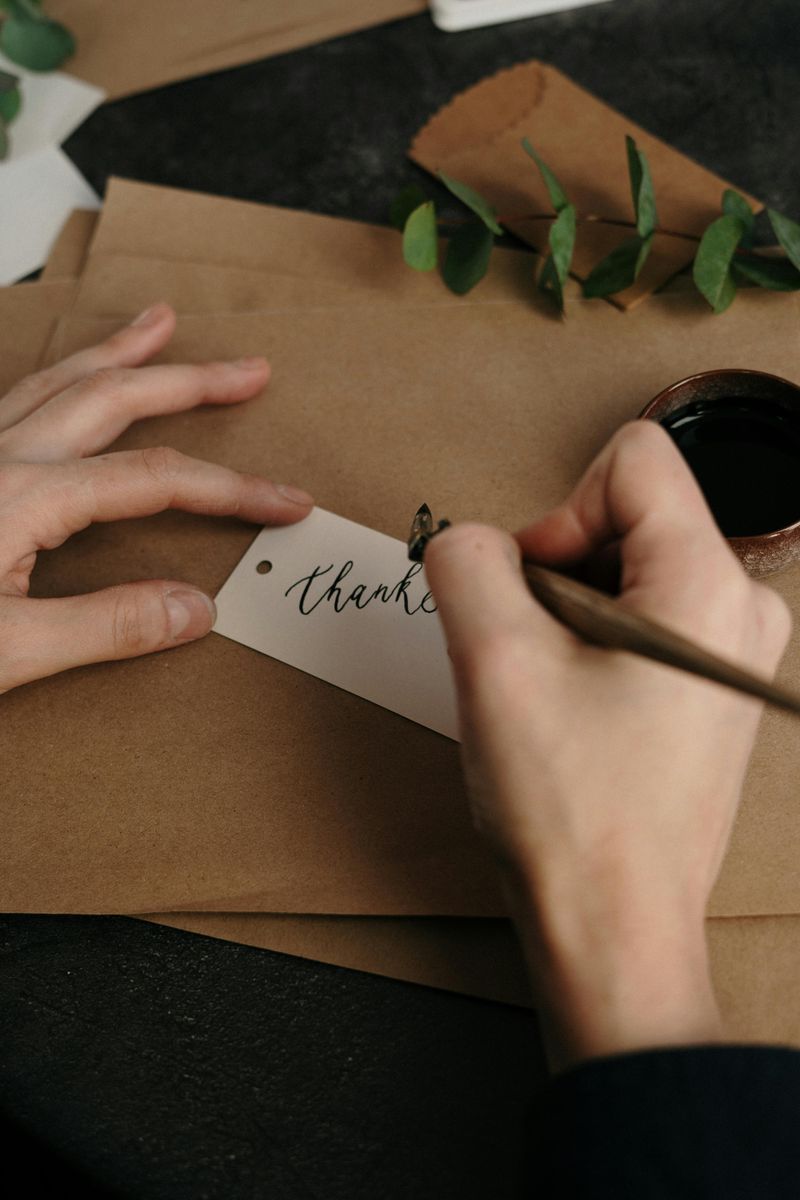 Sending Handwritten Thank-You Notes