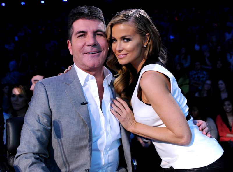 Simon Cowell and Carmen Electra