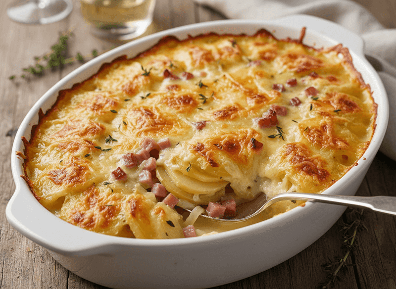 Ham, Potato & Gruyère Gratin