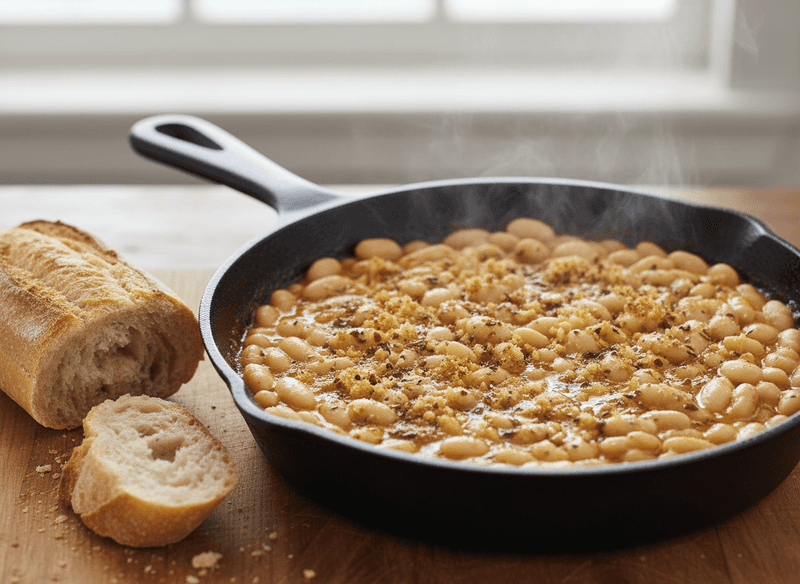 Garlic Butter White Beans
