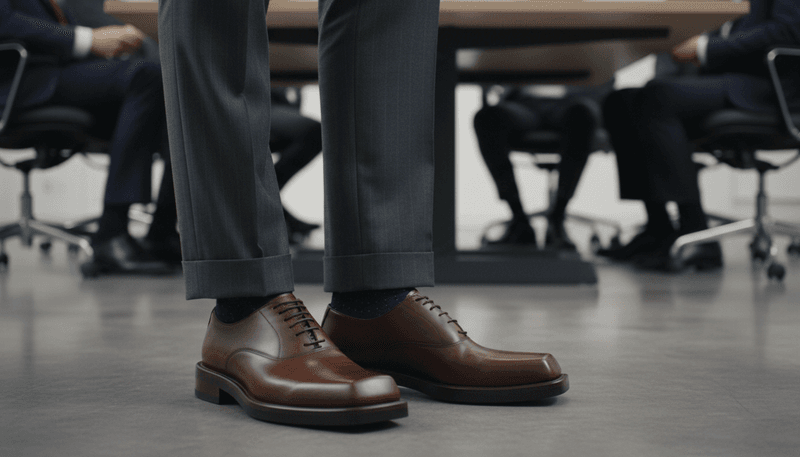 Square-Toe Dress Shoes