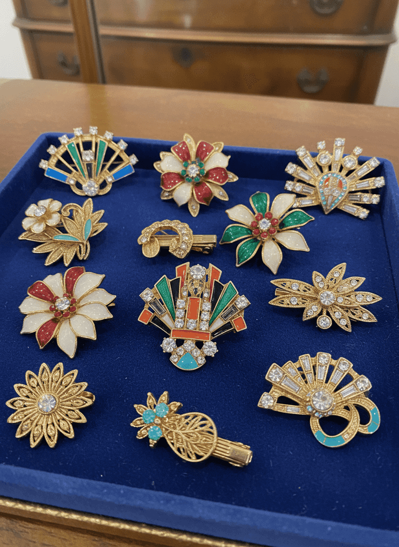 Decorative Brooch or Clip-On Pins