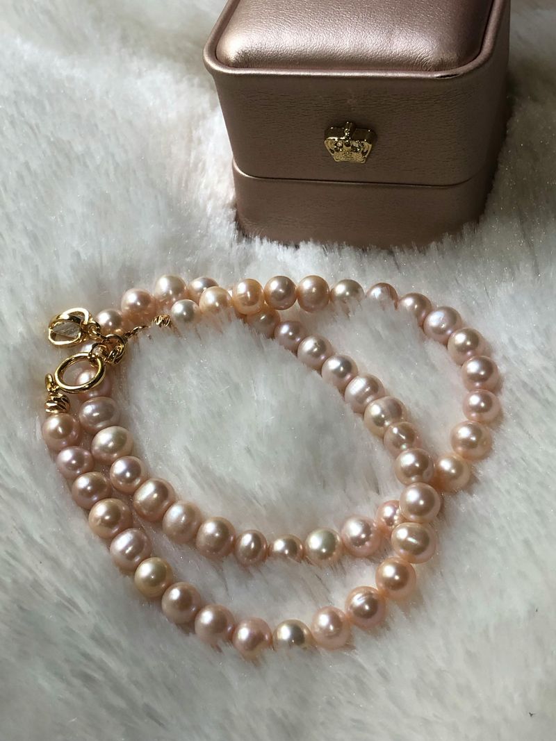 Pearl Necklaces (Layered or Slightly Mismatched)
