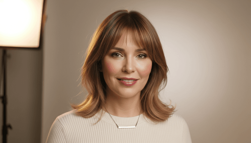 The Face-Framing Curtain Bang