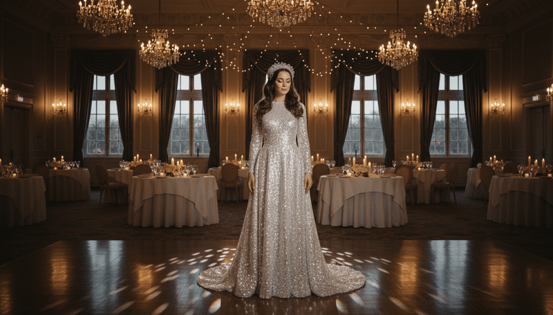 The Overly Sparkly Sequin Dress