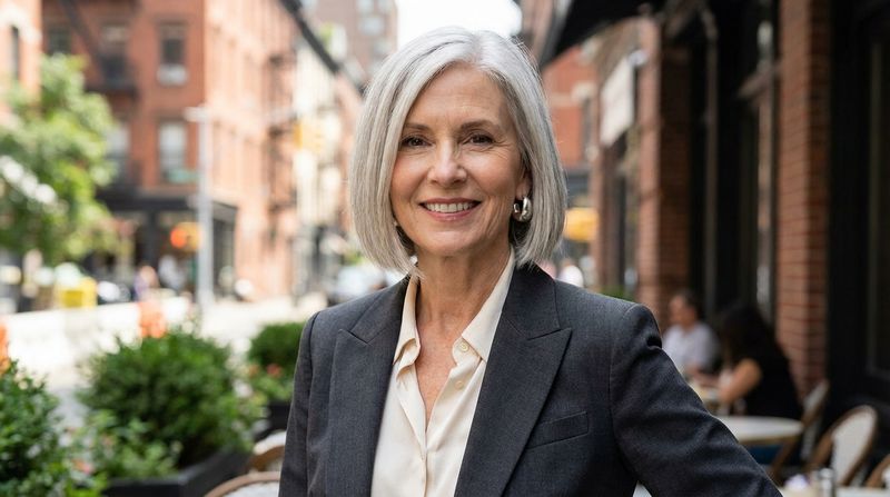 The Sleek Silver Bob