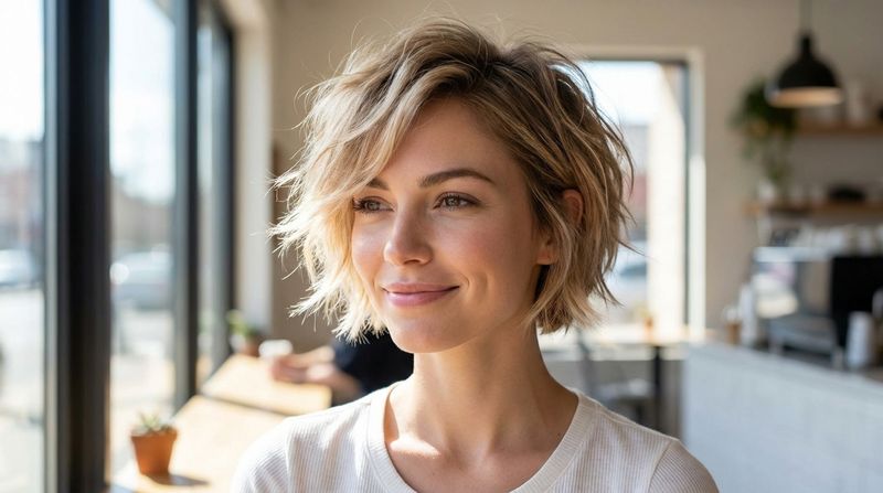 The Textured Bixie Cut