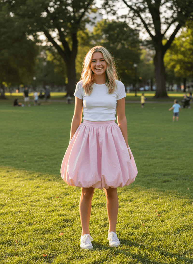 Bubble-Hem Skirts and Dresses Are Back