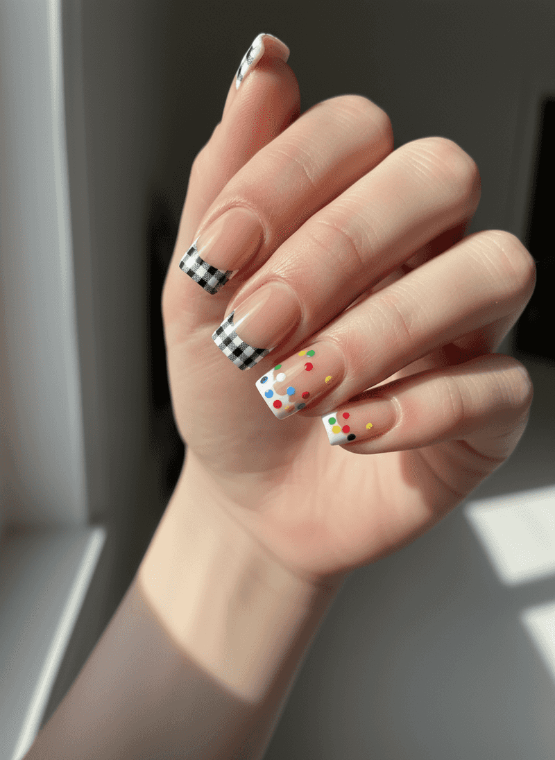 Patterned French Tips