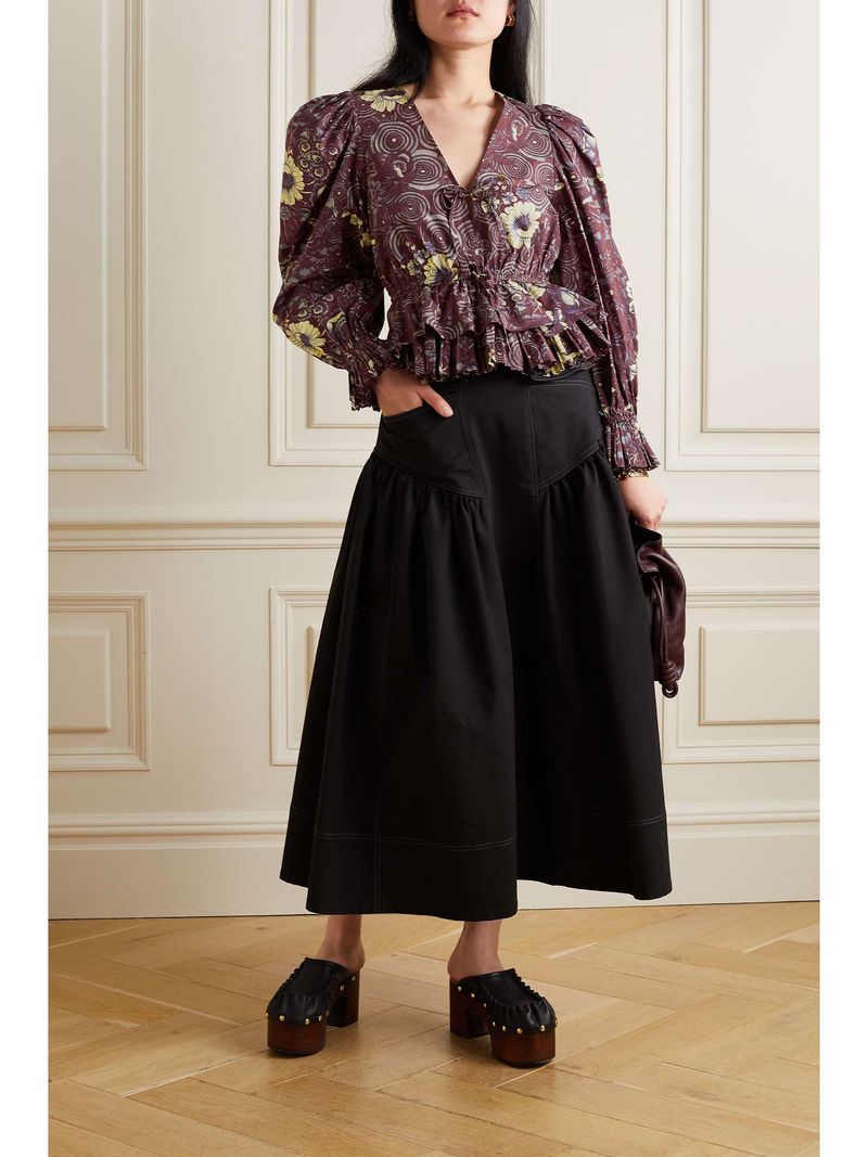 Ulla Johnson Ren Blouse (Noir)