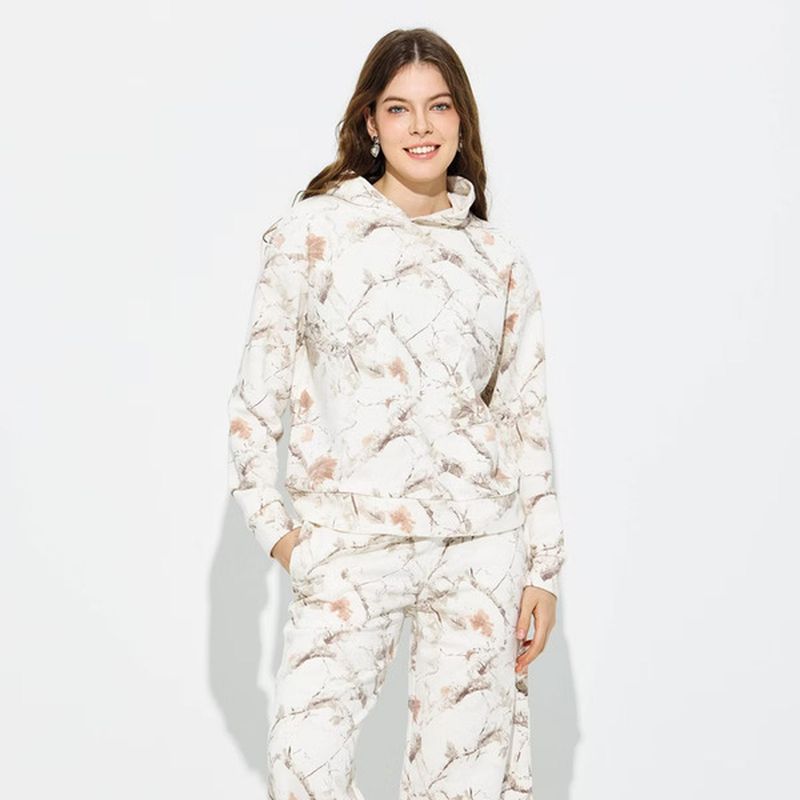 Wild Fable Floral Oversized Hooded Pullover Sweatshirt