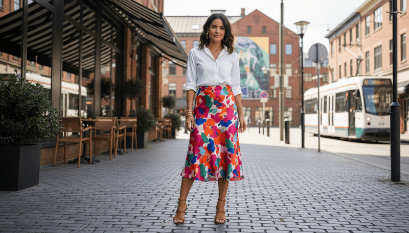 With a Statement Skirt