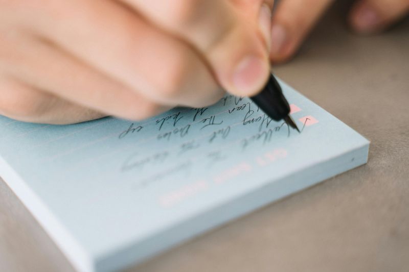 Writing Things Down Instead of Using Apps