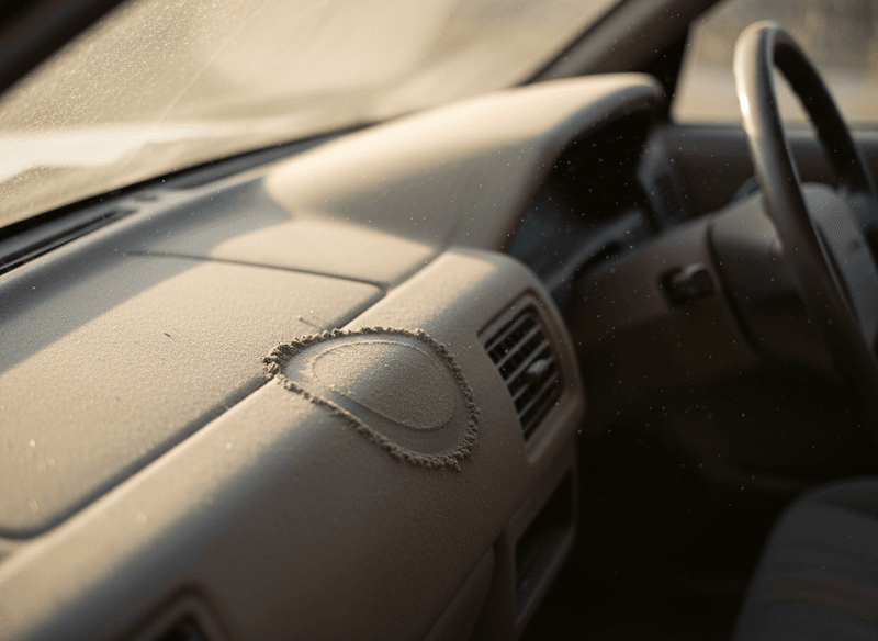 A Thick Layer of Dust on the Dashboard