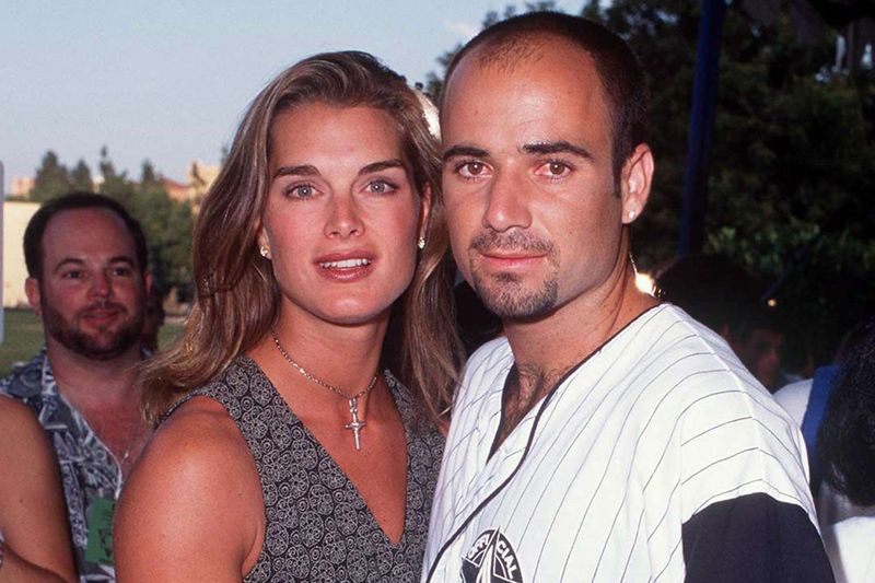 Andre Agassi and Brooke Shields