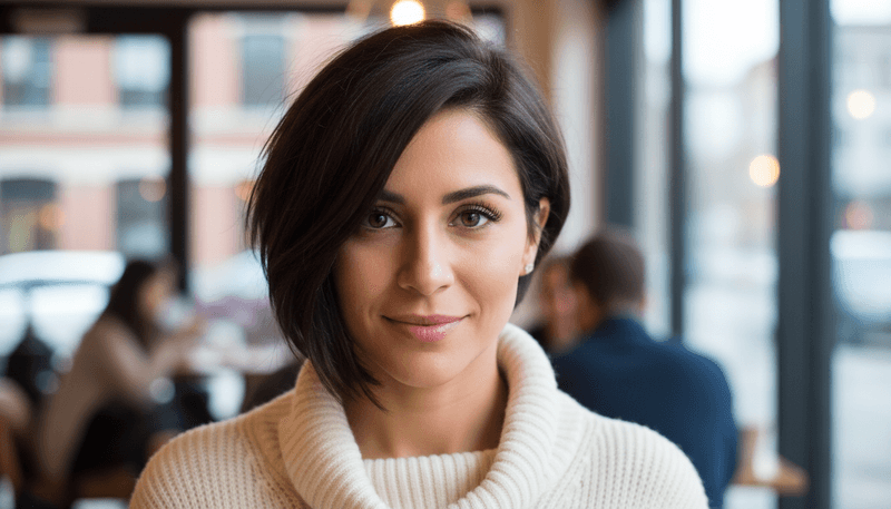 Asymmetrical Bob (Strong Angle)