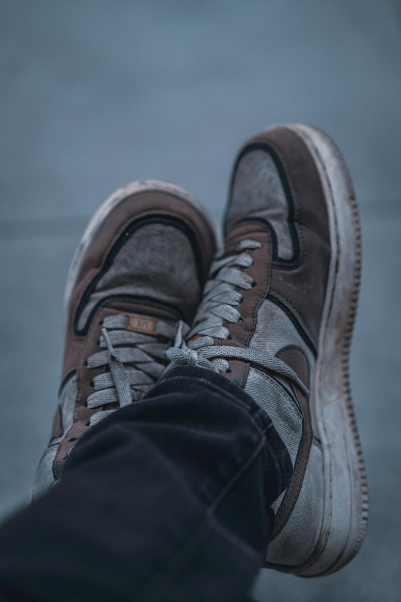 Beat-Up Sneakers Passed Off as Style