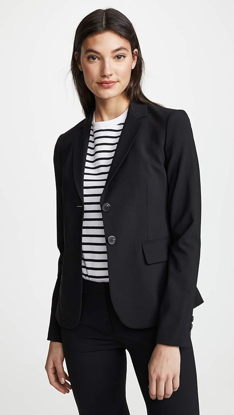 Black Structured Blazer