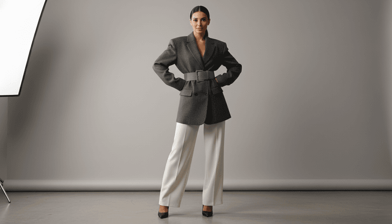 Blazer + Belted Waist (Cinch It)