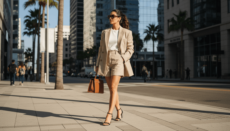 Blazer + Shorts Suit