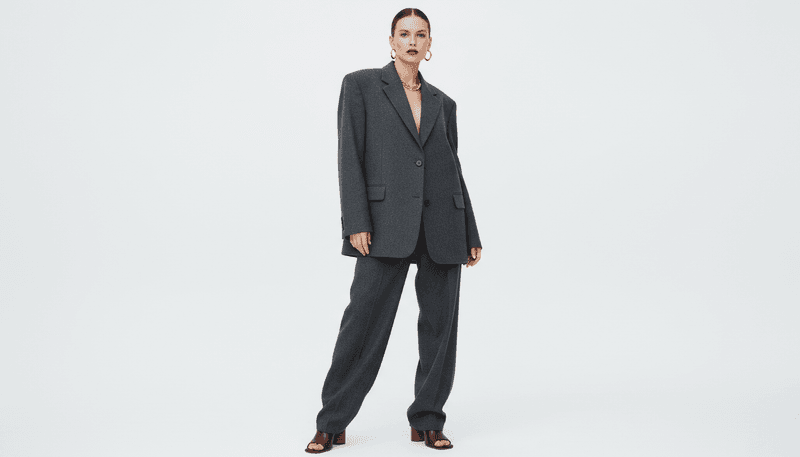 Blazer + Wide-Leg Pants