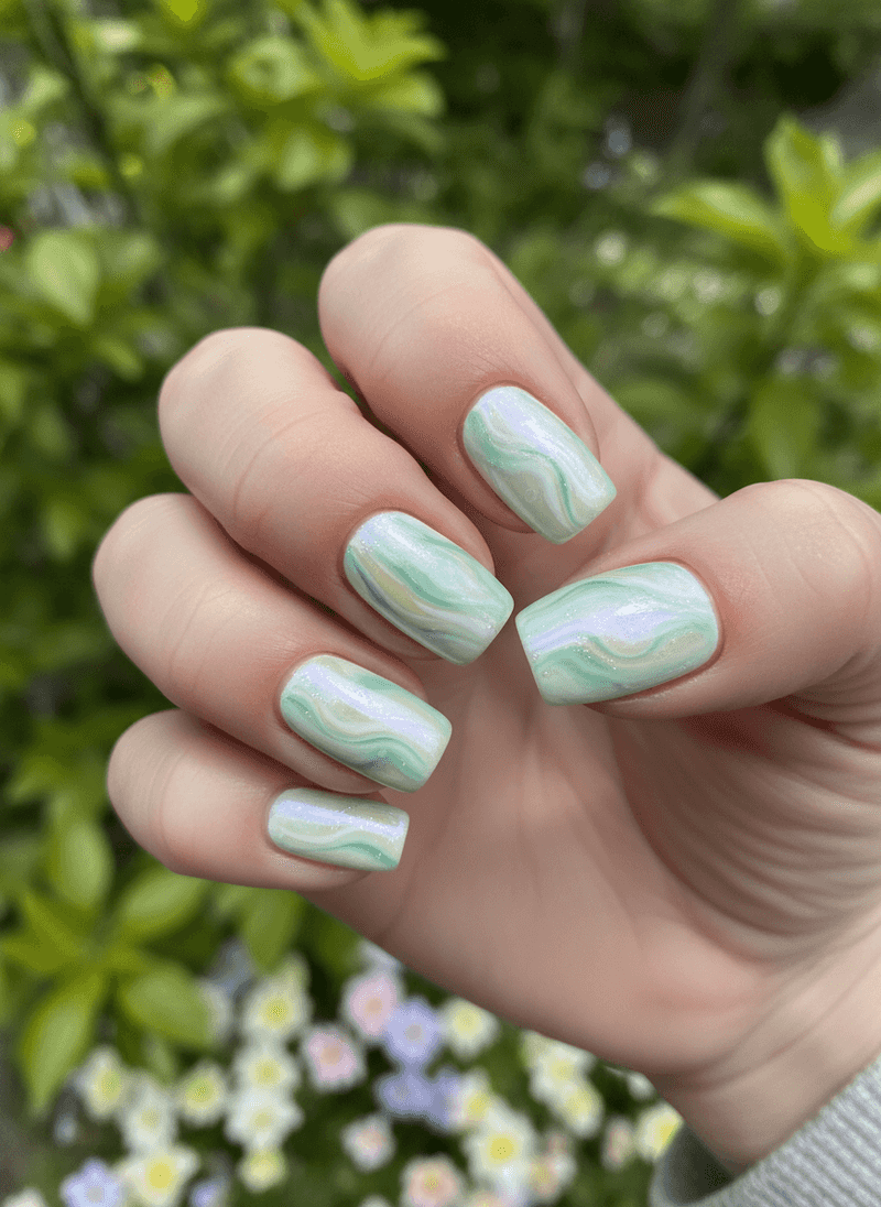 Seafoam Pearl Swirl